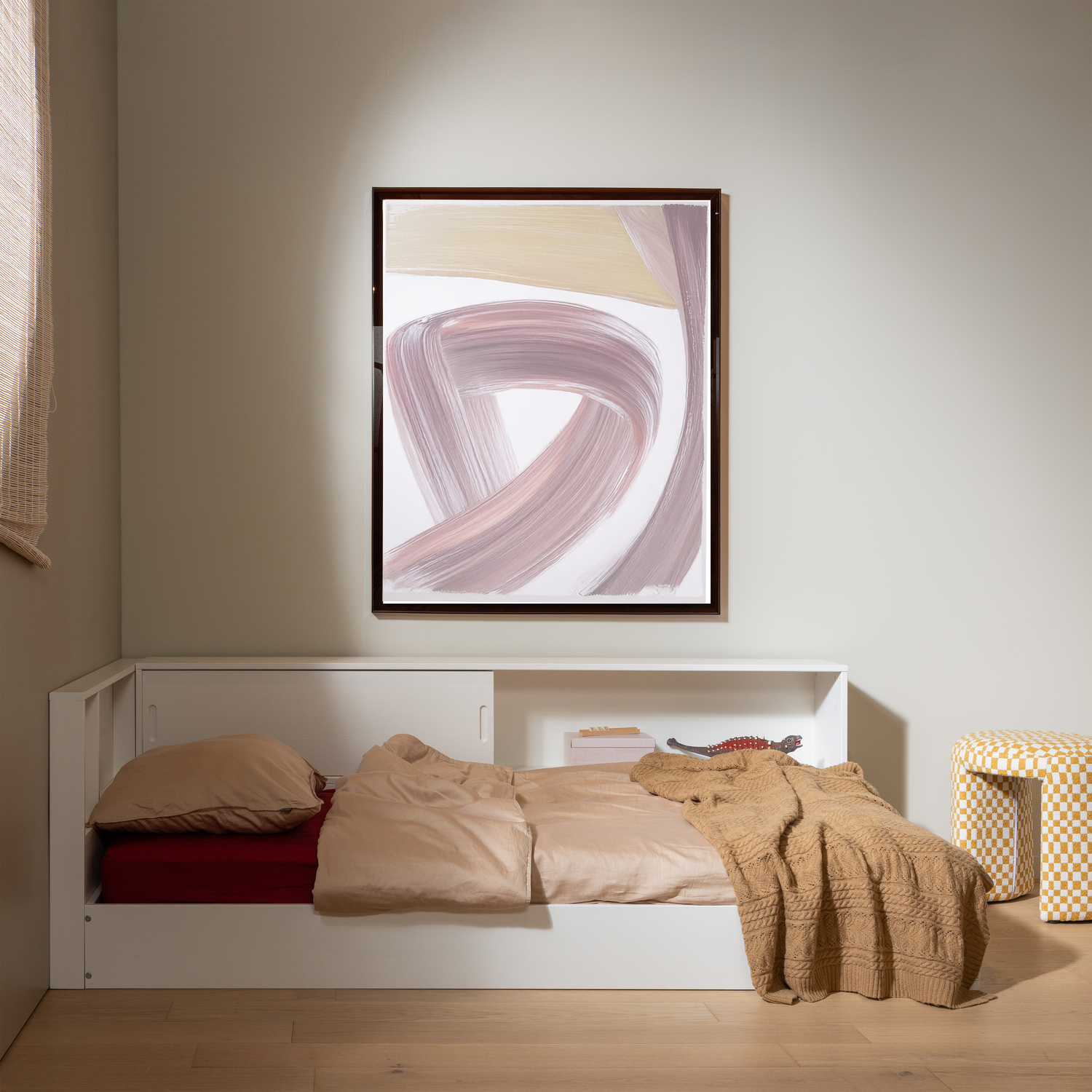 Hoekbed Carter Grenenhout, 90 x 200cm - Wit - Afbeelding 15
