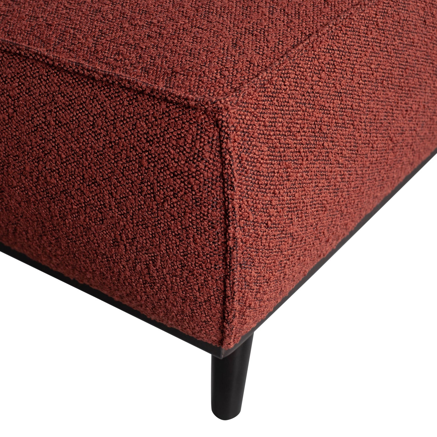 Hocker Statement Boucle - Kastanjebruin - Afbeelding 4