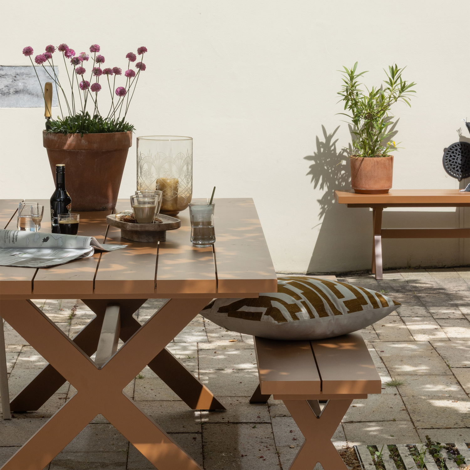 Tuinstoel Bliss Spijlen OFF White - Melange - Afbeelding 18