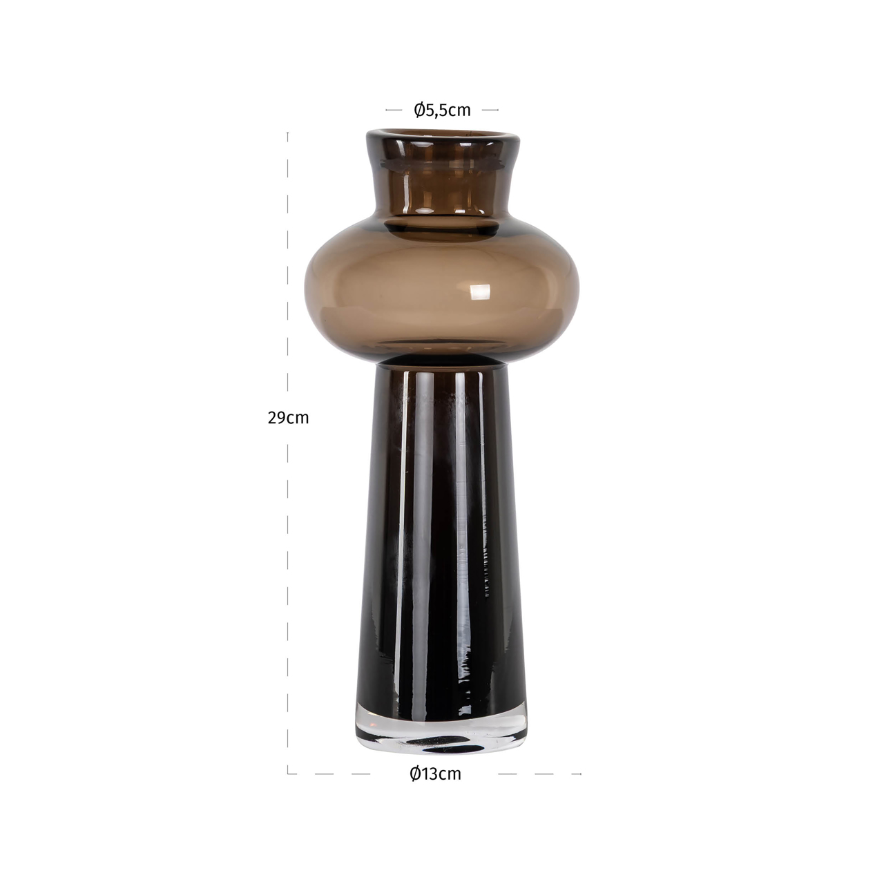 Vaas Jamey - Bruin small - Afbeelding 6