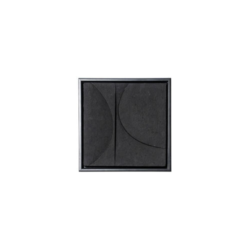 Wandpaneel Ven 25x25 cm - Zwart