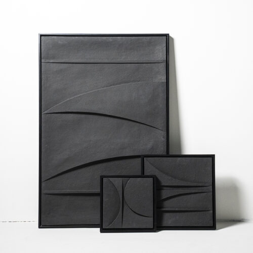 Wandpaneel Ven 25x25 cm - Zwart - Afbeelding 3