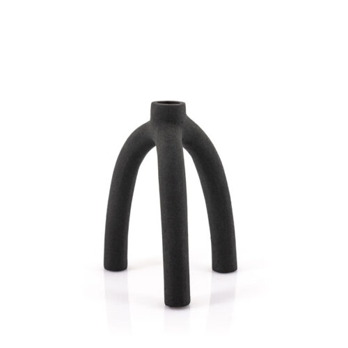 Kaarsenhouder Twig Zwart - 16 cm - Afbeelding 4
