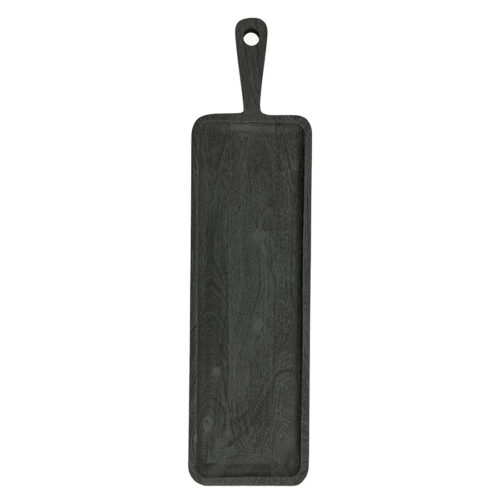 Serveerplank Plancha Mangohout 74 cm - Zwart - Afbeelding 4
