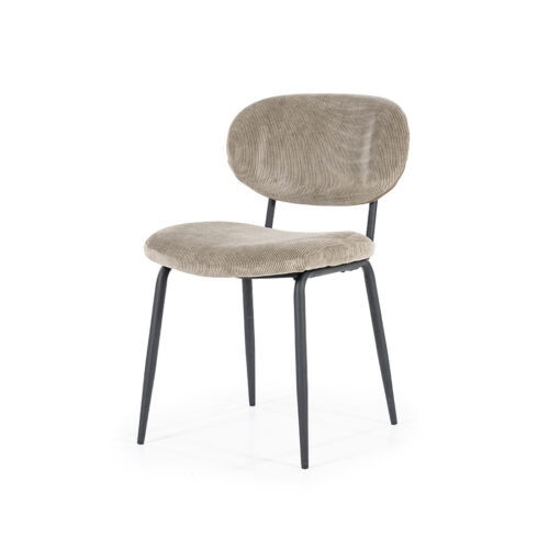 Eetkamerstoel Cosmo Rib - Taupe - Afbeelding 7