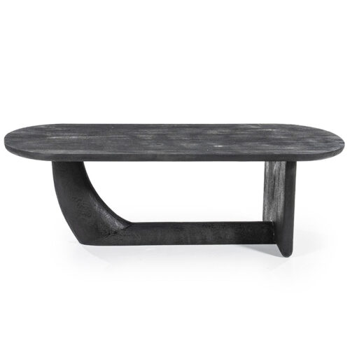 Salontafel Donn Mangohout 110 x 53cm - Zwart - Afbeelding 7
