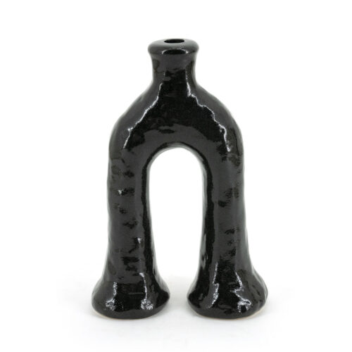 Kaarshouder Blix zwart - 28 cm hoog - Afbeelding 5