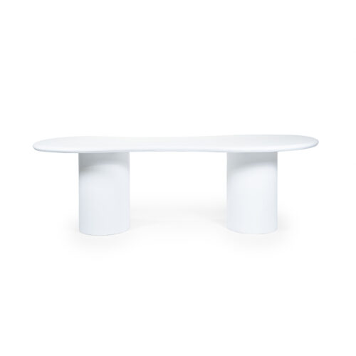 Organische Eettafel Seki 200cm - Wit - Afbeelding 7