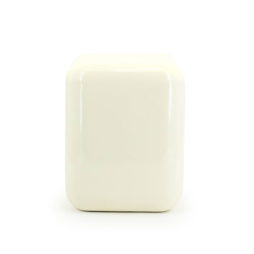 Poef/ Bijzettafel Dixon 34 x 34 cm - Beige - Afbeelding 4