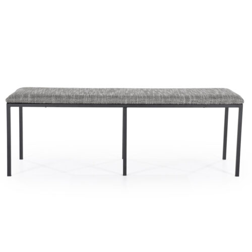 Eetkamerbank Lass 135 cm - Antraciet - Afbeelding 6