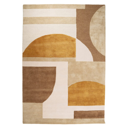 Vloerkleed Kazi 190 x 290 cm - Mosterdgeel - Afbeelding 5