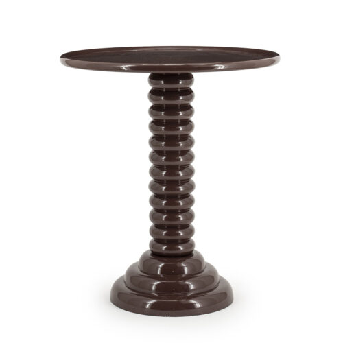 Ronde Bijzettafel Basco 47cm - Bruin - Afbeelding 4