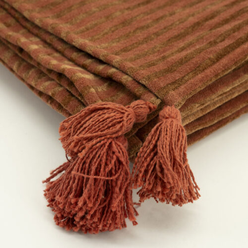 Plaid Sirun 170 x 130 cm - Terracotta - Afbeelding 3