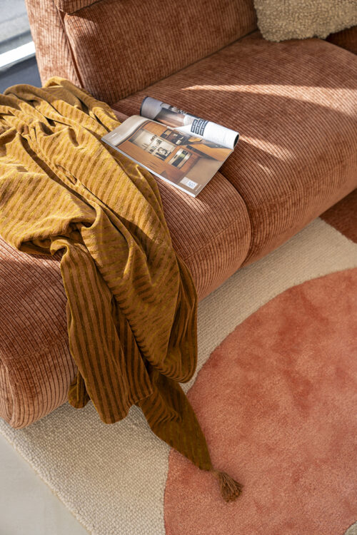Plaid Sirun 170 x 130 cm - Mosterd - Afbeelding 2