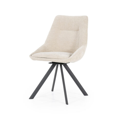 Draaibare Eetkamerstoel Bliss - Taupe - Afbeelding 10