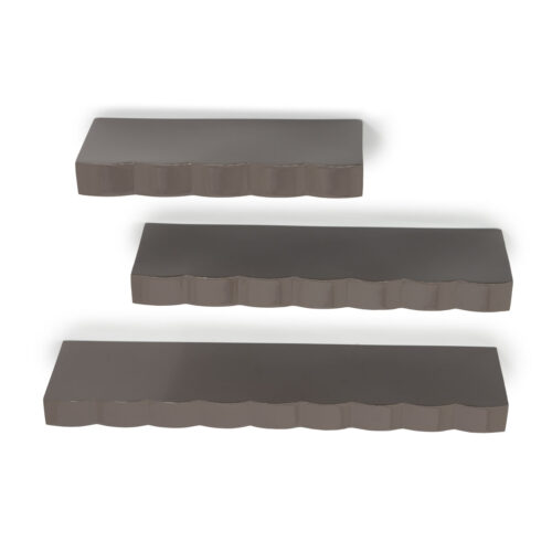 Wandplank Prinz Set van 3 stuks - Donker Taupe