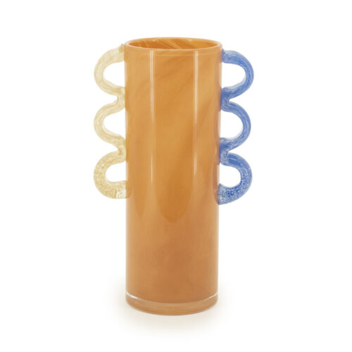 Vaas Alegre Mondgeblazen glas - Oranje