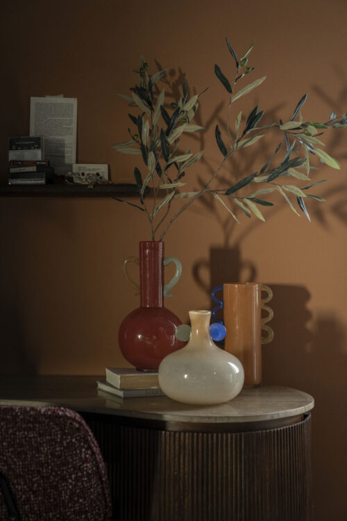Vaas Alegre Mondgeblazen glas - Oranje - Afbeelding 4