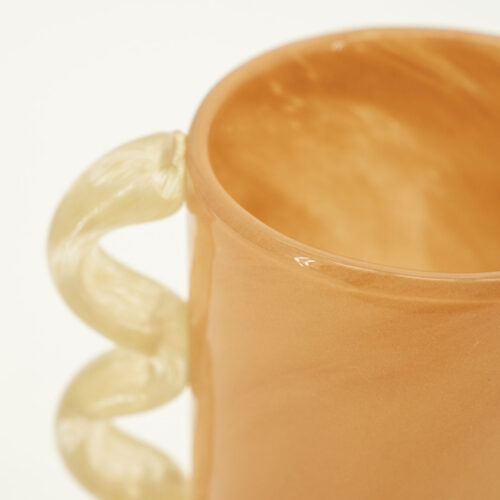Vaas Alegre Mondgeblazen glas - Oranje - Afbeelding 2