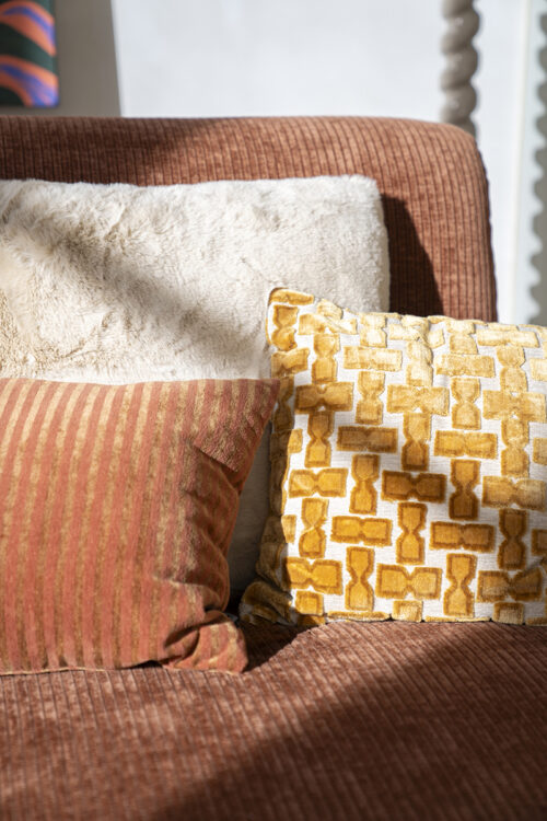 Kussen Mosa - Beige - Afbeelding 2