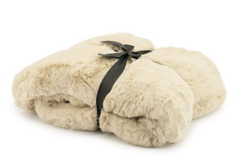 Plaid Mosa 170 x 140 cm - Beige