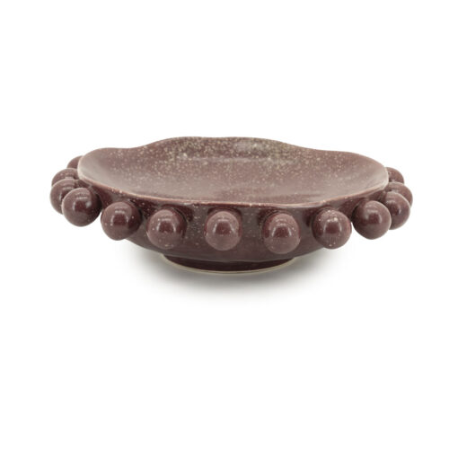 Schaal Viro 35cm - Burgundy