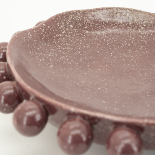 Schaal Viro 35cm - Burgundy - Afbeelding 2