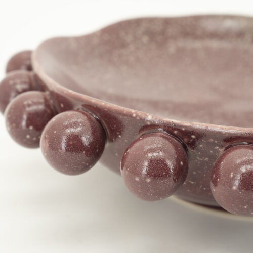 Schaal Viro 35cm - Burgundy - Afbeelding 8