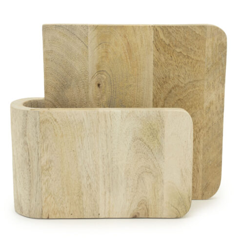 Tijdschrifthouder Yomu Mangohout - Naturel - Afbeelding 7