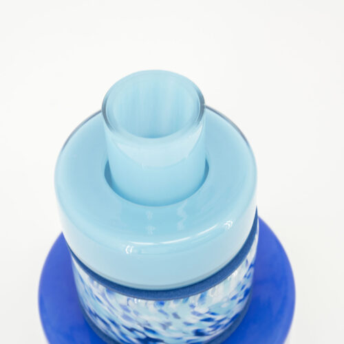 Vaas Golas Mondgeblazen glas - Blauw - Afbeelding 3