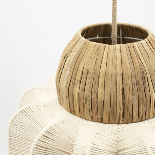 Hanglamp Reb - Zeegras en katoen - Afbeelding 2