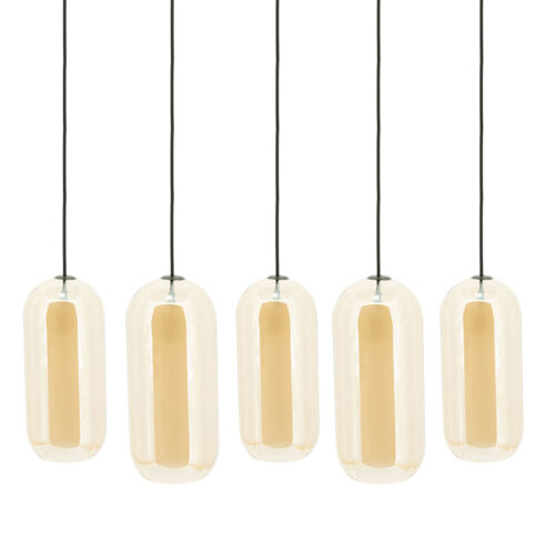 Hanglamp Shona Glas - 5 Lampen