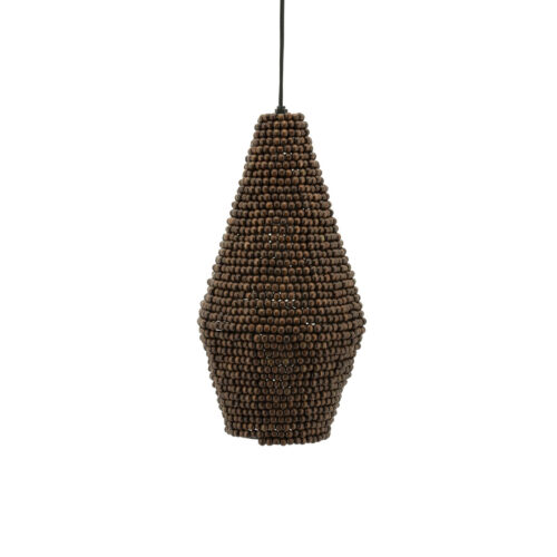 Hanglamp Shanga Houten kralen 22cm