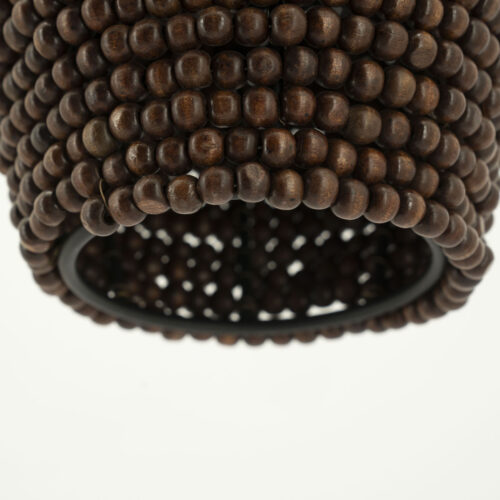 Hanglamp Shanga Houten kralen 22cm - Afbeelding 3