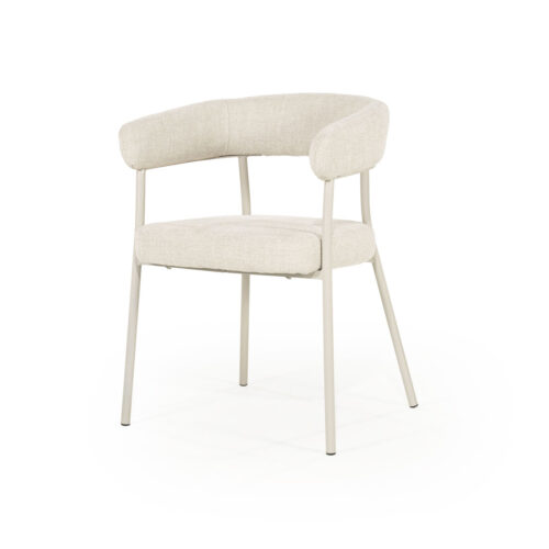 Eetkamerstoel Yovi - Beige - Afbeelding 7