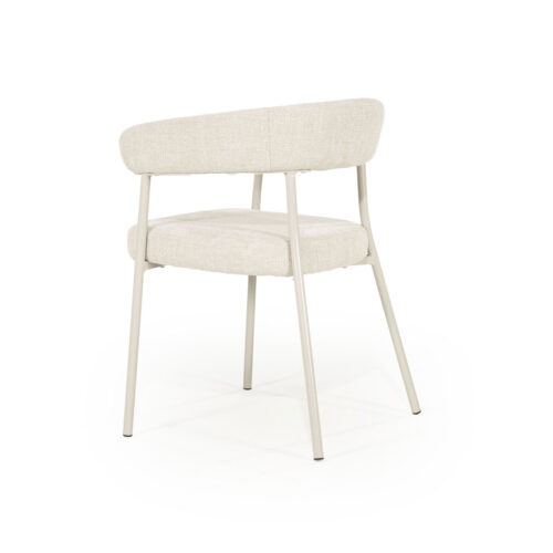 Eetkamerstoel Yovi - Beige - Afbeelding 4