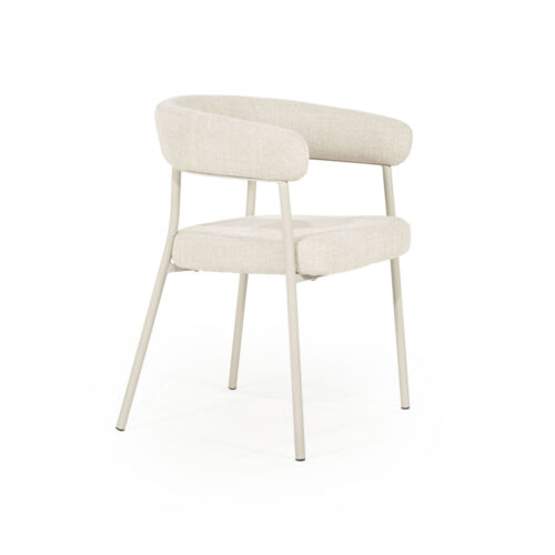 Eetkamerstoel Yovi - Beige - Afbeelding 9