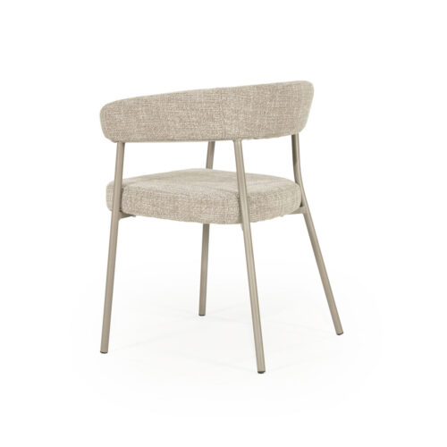 Eetkamerstoel Yovi - Taupe - Afbeelding 9