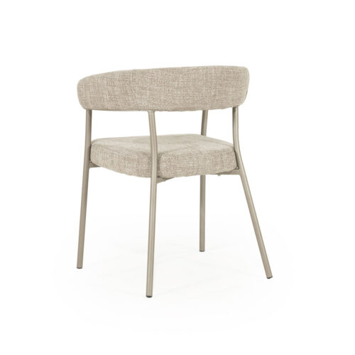 Eetkamerstoel Yovi - Taupe - Afbeelding 2