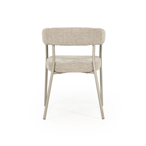 Eetkamerstoel Yovi - Taupe - Afbeelding 7