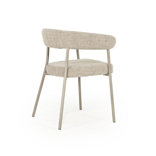 Eetkamerstoel Yovi - Taupe - Afbeelding 5