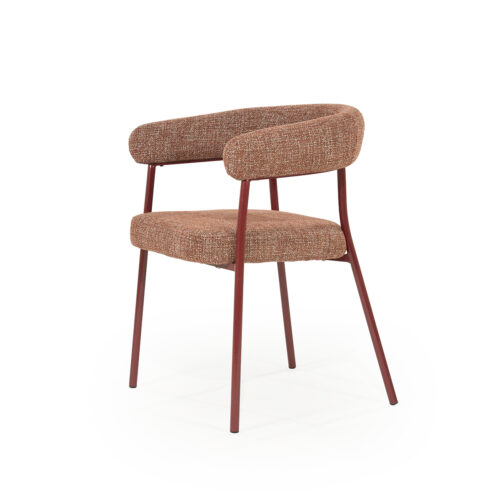 Eetkamerstoel Yovi - Burgundy - Afbeelding 9