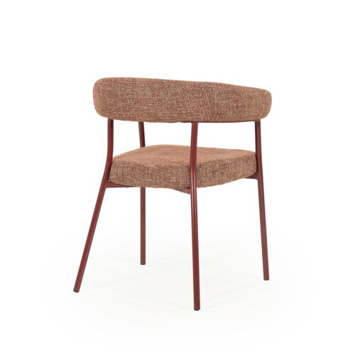 Eetkamerstoel Yovi - Burgundy - Afbeelding 12