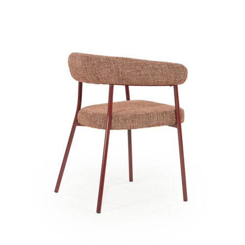 Eetkamerstoel Yovi - Burgundy - Afbeelding 11