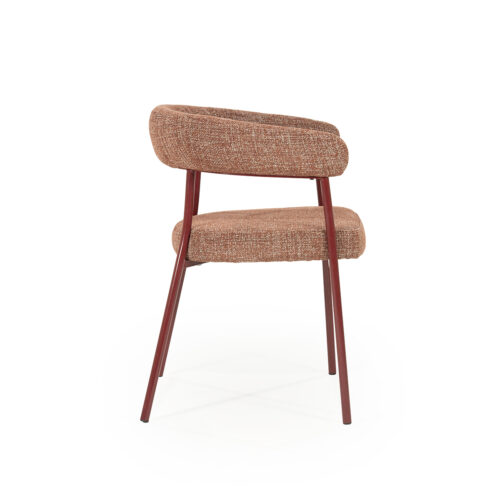 Eetkamerstoel Yovi - Burgundy - Afbeelding 8
