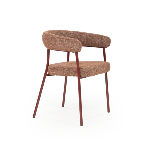 Eetkamerstoel Yovi - Burgundy - Afbeelding 7