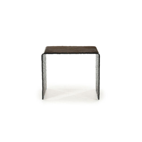 Bijzettafel Ripple Glas 50 x 45cm - Afbeelding 2