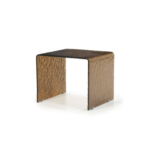 Bijzettafel Ripple Glas 50 x 45cm