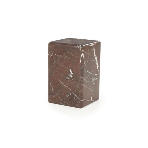 Bijzettafel Dice Marmer 30 x 30cm - Rood