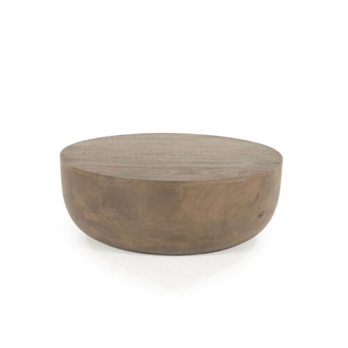 Ronde Salontafel Karibu Mangohout 70cm